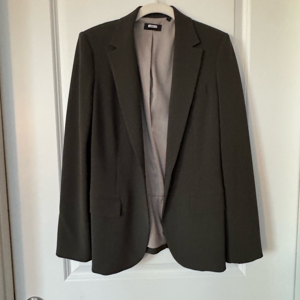 Theory - dark green blazer